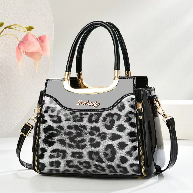 

Luxury Leopard Print Handbags for Women Designer Bright Pattern Women's Shoulder Crossbody Bag Hobos Ladies Messenger Bag