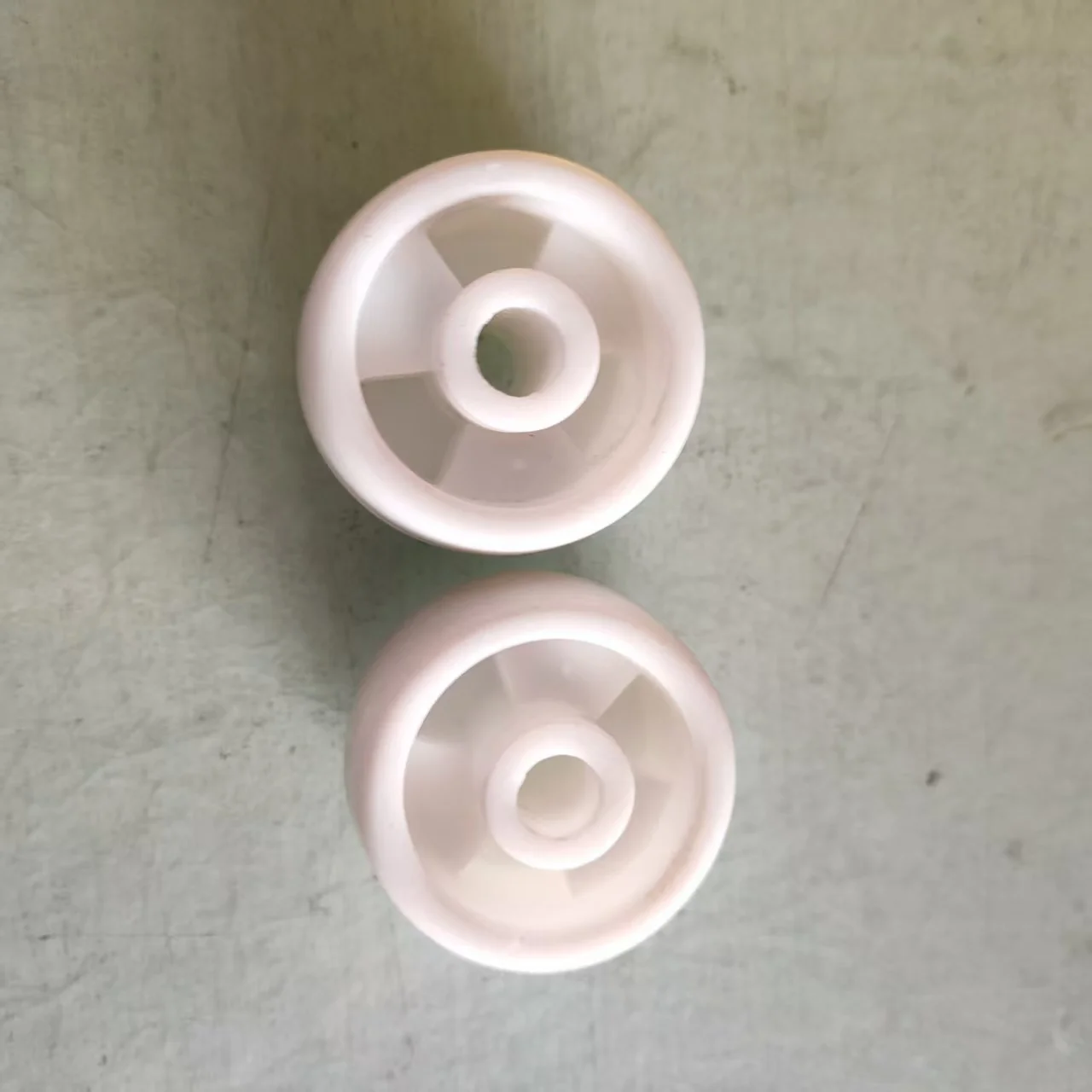 

1PC Forklift Wheel Accessories Nylon Wheel Manual Hydraulic Truck Ground Bull Cart Lron Core PU Polyurethane Lifting Bearing