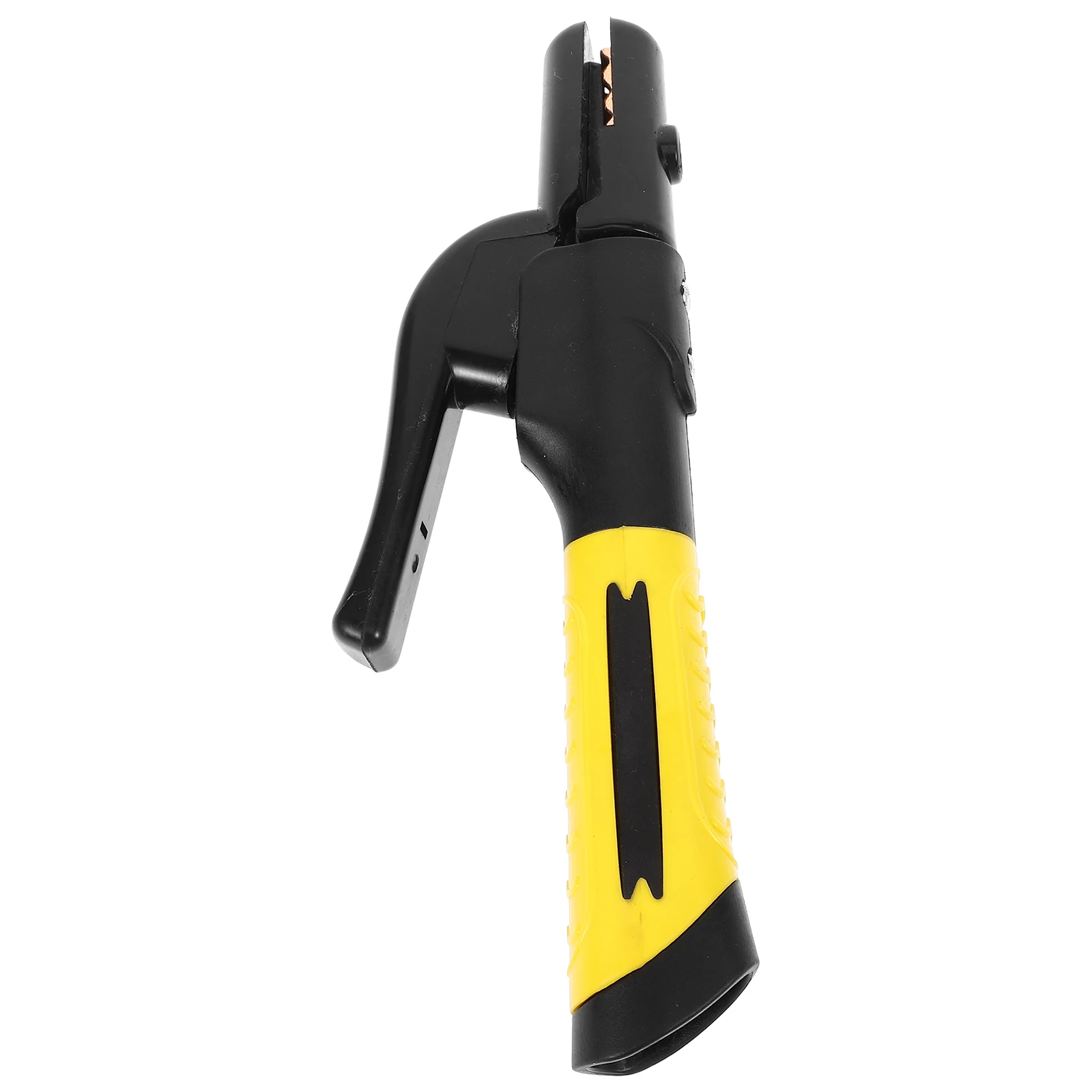 Heavy-Duty ทองแดง Electrode Holder Clamp สําหรับ SMAW Stick Welders Dual-Color Handle ที่มีประสิทธิภาพ Stable Current สําหรับช่างเชื่อม