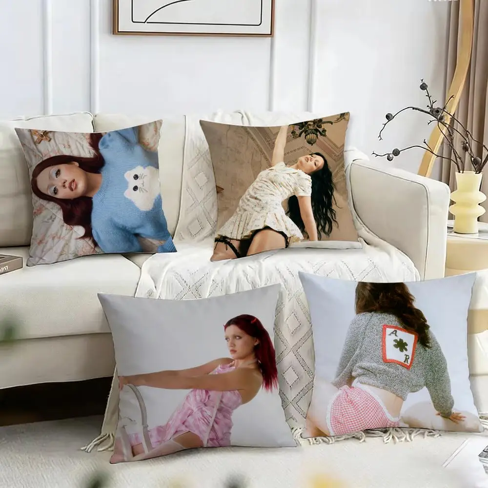 A-Alessi Rose album SINGER Cushion Cover Pillow Case Short Plush Square Throw Pillow Covers Pillowcase Sofa Home Decor Gift