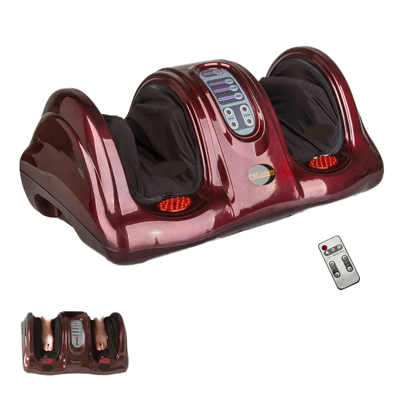 PU Material Foot Leg Massager, Timing Control, 2-in-1 Massage Machine for Muscle Relaxation, Home Office Use