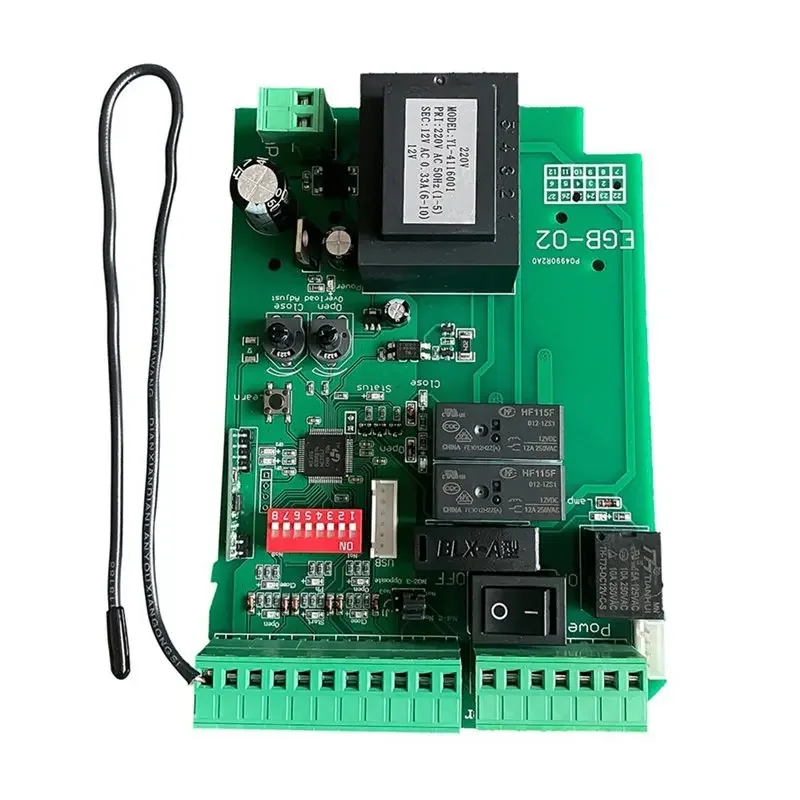 BoMaSNew Tech PCB Panel Smart Control Center System For AC110 Motor Control Board For Automatic Sliding Gate Opener Control Boar