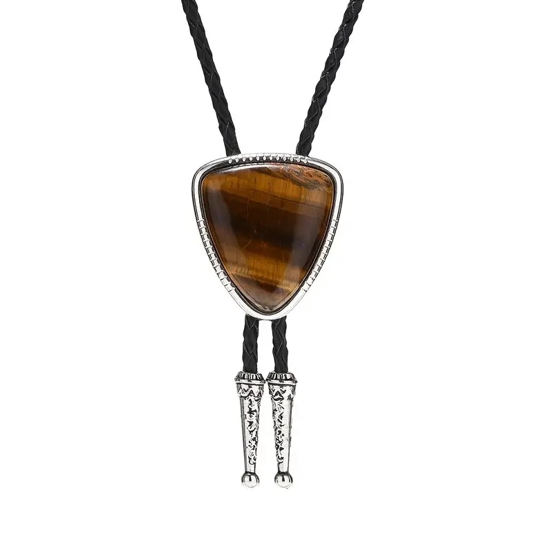 The large triangular stone Bolo tie