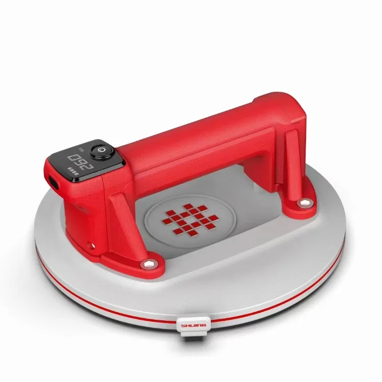 

220/260Kgs Digital Display Rough Surface Available Automatic Electric Suction Cup Gres Porcelain Tile Tilling Tools Sucker