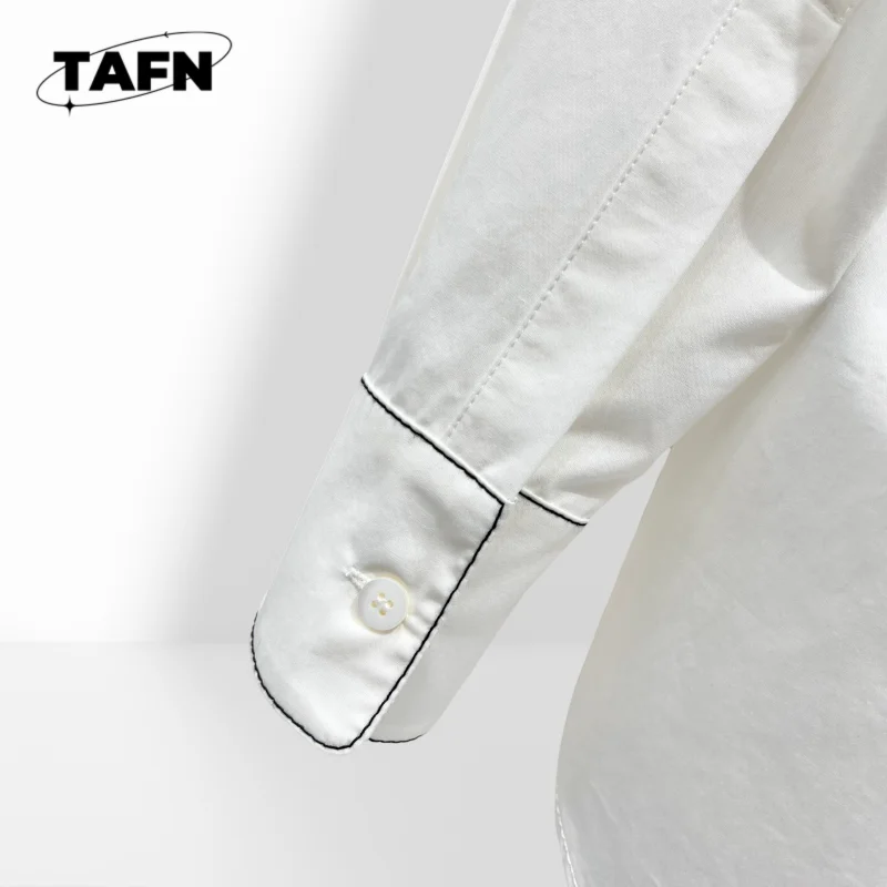 المرأة زر أسفل قميص كتلة اللون بلوزة عادية السيدات الأزهار بلوزة الشيفون كم طويل قميص غير رسمي AH0174