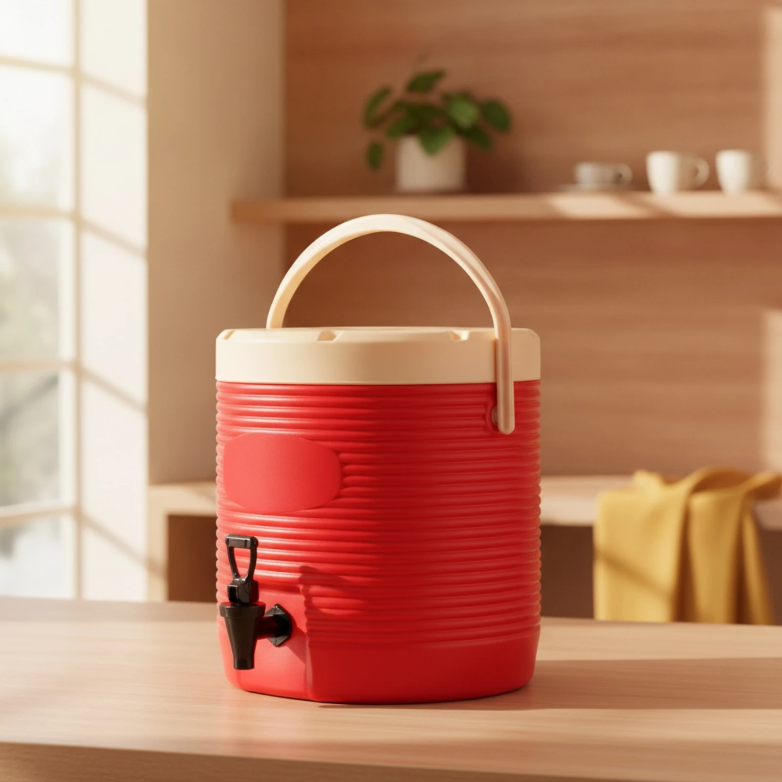Distributeur de boissons isotherme portable avec robinet, grand récipient robuste pour hôtes, fêtes, buffets