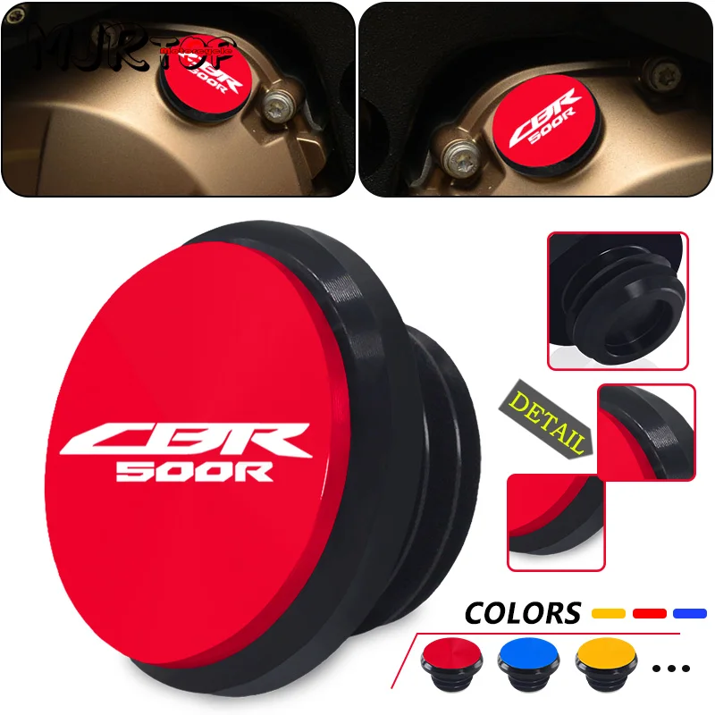 

Motorcycle Engine Screw Cover For Honda CBR250R CBR300R CBR500R 2011-2019 Keyring Engine Oil Filler Cap CBR 250R 300R 500R