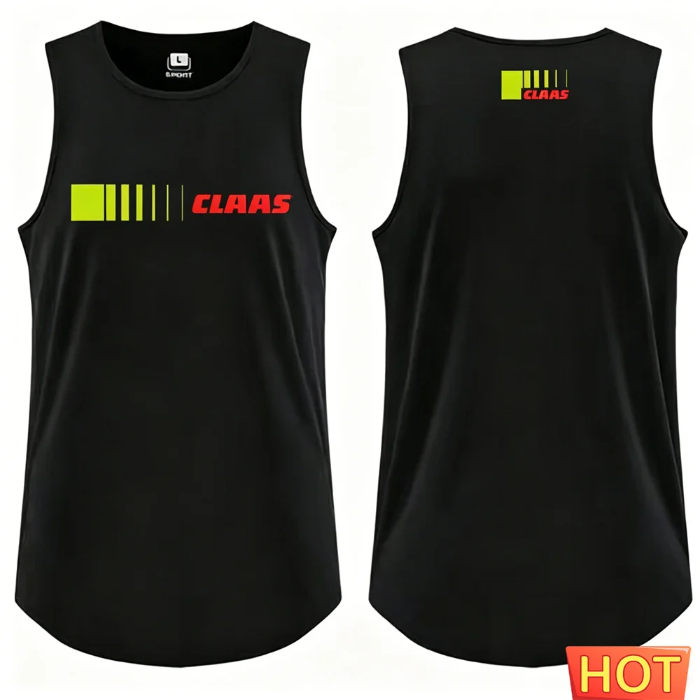 Summer men's t-shirts and tank tops Round neck fitness men's vest Quick drying basketball jersey vest Men Gym Sleeveless T-shirt
