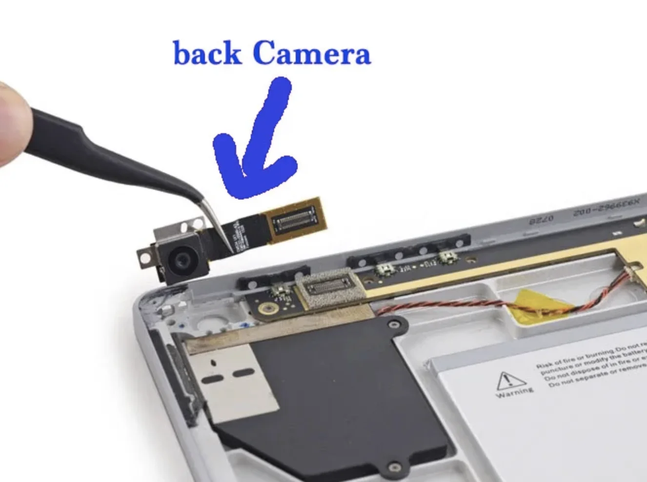 front and back Camera For Microsoft surface book 1st flex cable replacement repair fix part Infrared camera and power button and