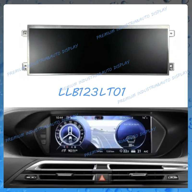 

12.3 inch LCD Display For LLB123LT01 Display for C4 Picasso 9815286580 9808851580 Instrument Cluster