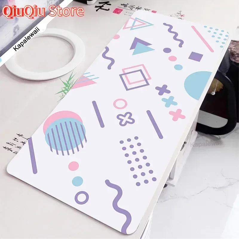 

Cute Kawaii Keyboard Mat Gaming Desk Mats XXL Mouse Pad Gamer Carpet Deskpad Gaming Run for Office Home Large Computer Mousepads