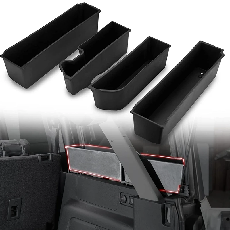 

Side Rear Trunk Storage Organizer Box For Ford Bronco 2021-2023 4-Door, Side Wheel Well Cargo Storage Bin Accessories