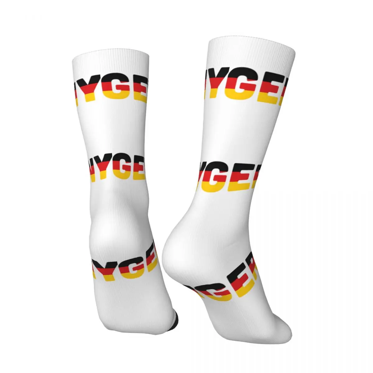 Vintage Germany Sticker Men's compression Socks Unisex Europe Harajuku Seamless Printed Novelty Crew Sock