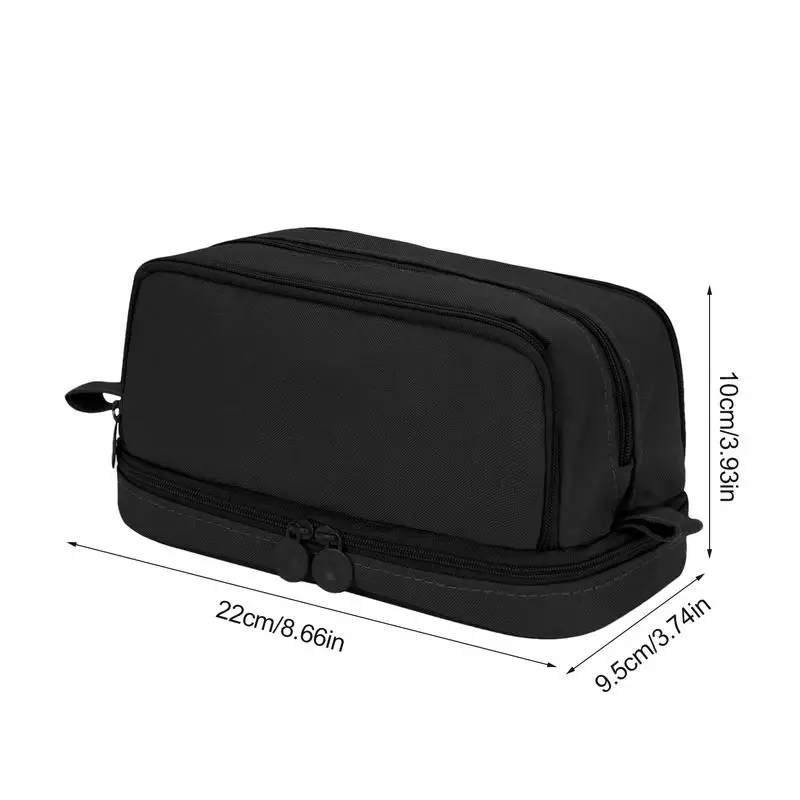 Bleistift beutel Leinwand tragbare Bleistift beutel Organizer mit Reiß verschluss ästhetische Stift beutel Briefpapier Aufbewahrung tasche für Stifte Stifte