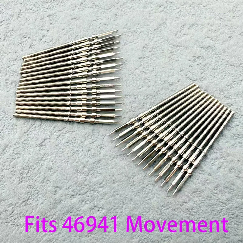 

46941 Stem Movement Watch Steel Stem Crown Kit Watch Parts For 46941 46943 Movement Watches Stem Replace parts Movement Stem