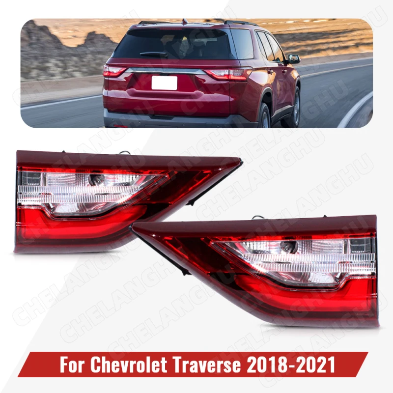 Luz Trasera LED Para Chevrolet Traverse 2018-2021 – Lado Derecho (pasajero), Exterior, Color Rojo, Marca KARPAL