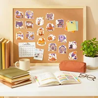 50Pcs Healing Pastel Halloween Stickers Cute Ghost Pumpkin Dessert Waterproof Vinyl Decals for Journal Laptop Phone Gift 6