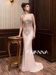 Mermaid Backless Wedding Party Dress Mother Of The Bride Dresses For Weddings Vestidos De Fiesta Elegantes Para Mujer Customized