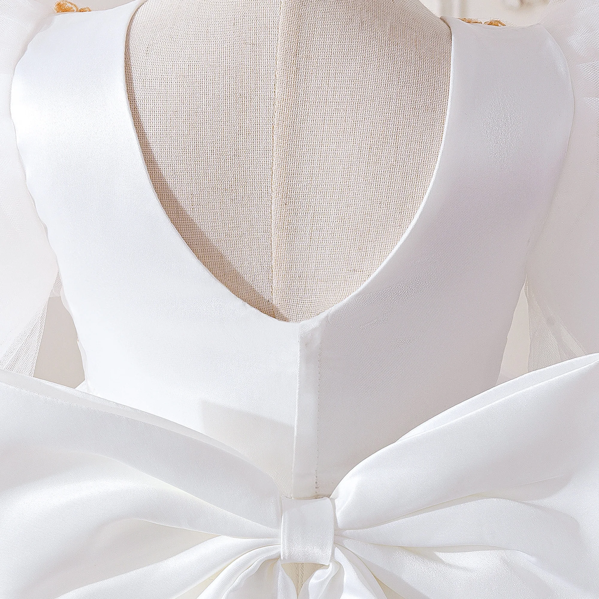 Kleinkind Taufkleid Baby Mädchen Kleid Elegantes Tüll-Kleid für 1. Geburtstag Hochzeit Prinzessin Abendkleider Mädchen Brautjungfern Abschlussball Kostüm – Detail 17