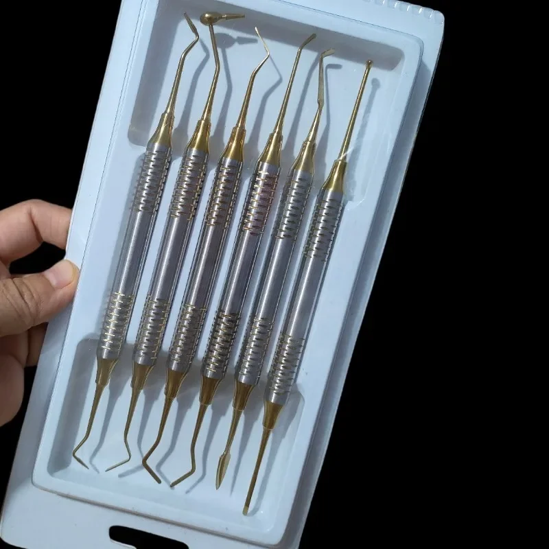 Dental Resin Spatula Set 6Pcs Composite Filling Instruments Tools