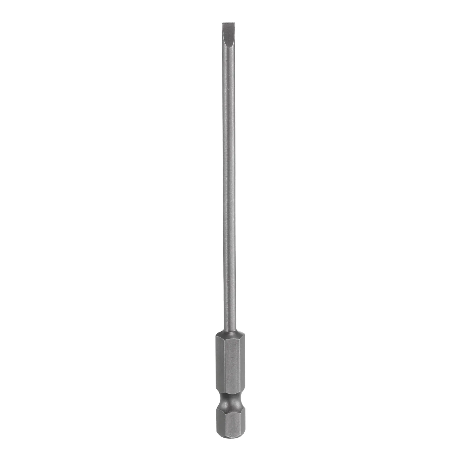 1/2/5pcs SL2.5 SL3 SL4 SL5 SL6 Magnetic SLotted Screwdriver Bits S2 Steel Flat Head Screwdriver Bit 1/4