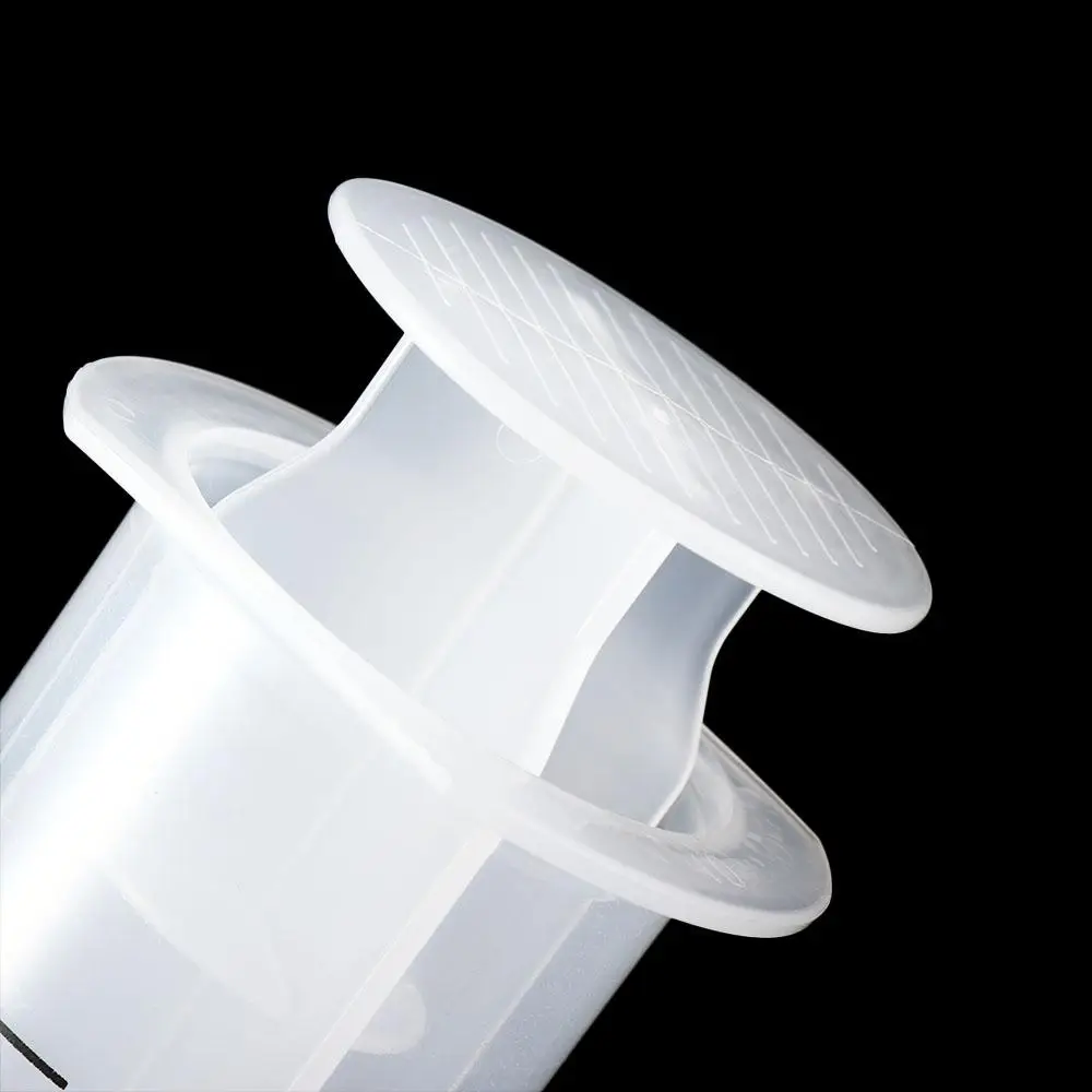 حقنة شفافة ذات سعة كبيرة حقنة قياس بلاستيكية قابلة لإعادة الاستخدام مع مقياس 60/100/200/300/500 مللي حقنة شرجية للزراعة المائية #3