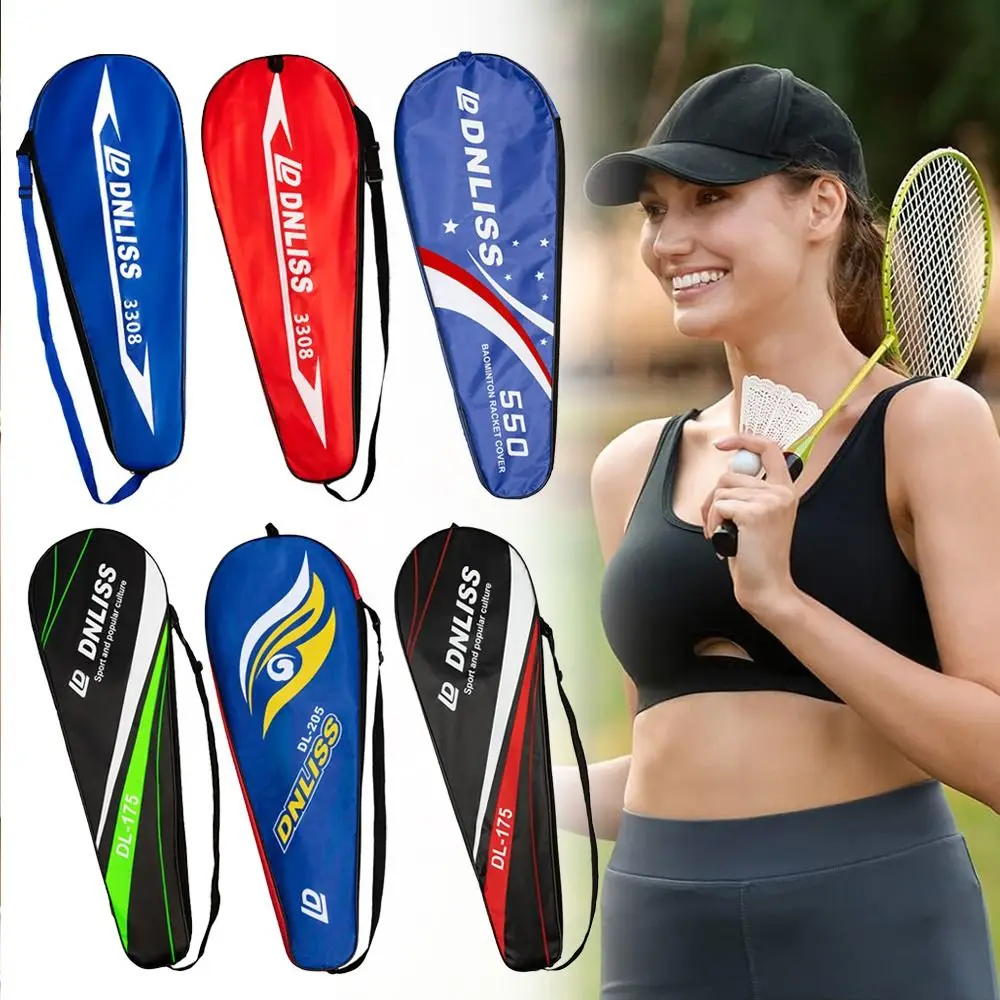 

Protective Pouch Thick Badminton Racket Bag Oxford Portable Badminton Racket Cover Racket Bags Badminton Racket