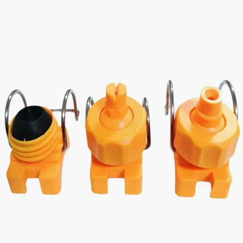 Clip nozzle Adjustable universal spherical pretreatment Coating snap PP plastic fan-shaped conical cleaning nozzle
