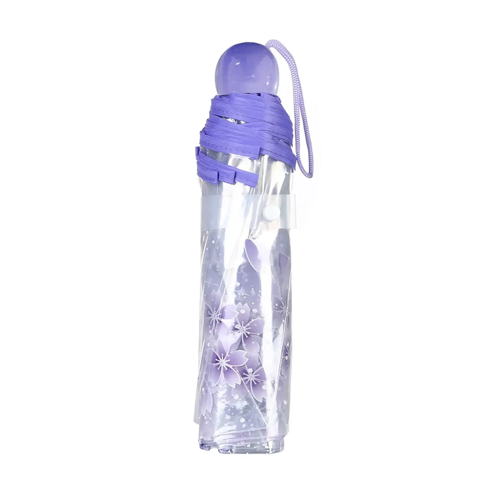 Kreative Hand Bewegung Transparent Männlich Weiblich Regenschirm Kirschblüte Stil Personalisierte Paar Student Klar Strand Regenschirm – Detail 9
