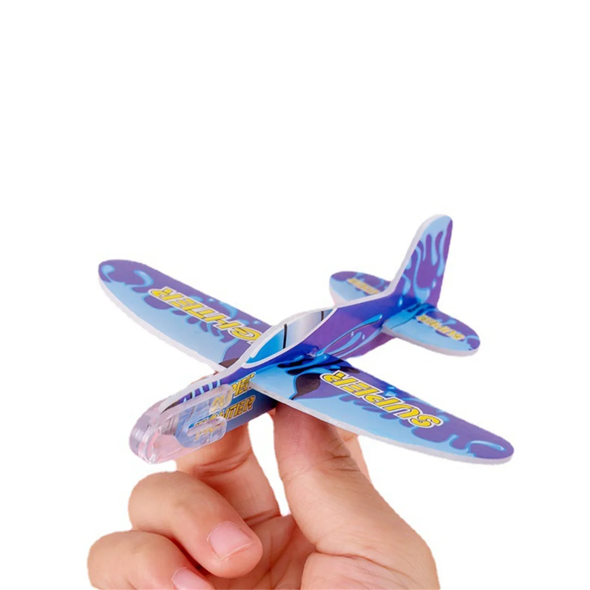 A40T Hand Throw Flying Glider Planes Foam Airplane Game Toys for Kid Birthday Favors Baby Shower Pinata Fillers