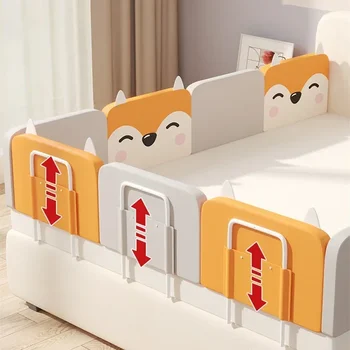 38cm yükseklik bebek yatağı ray koruma yüksekliği ayarlanabilir anti-çarpışma korkuluk çocuk yatak çit yatak genel yumuşak kapısı beşik ray