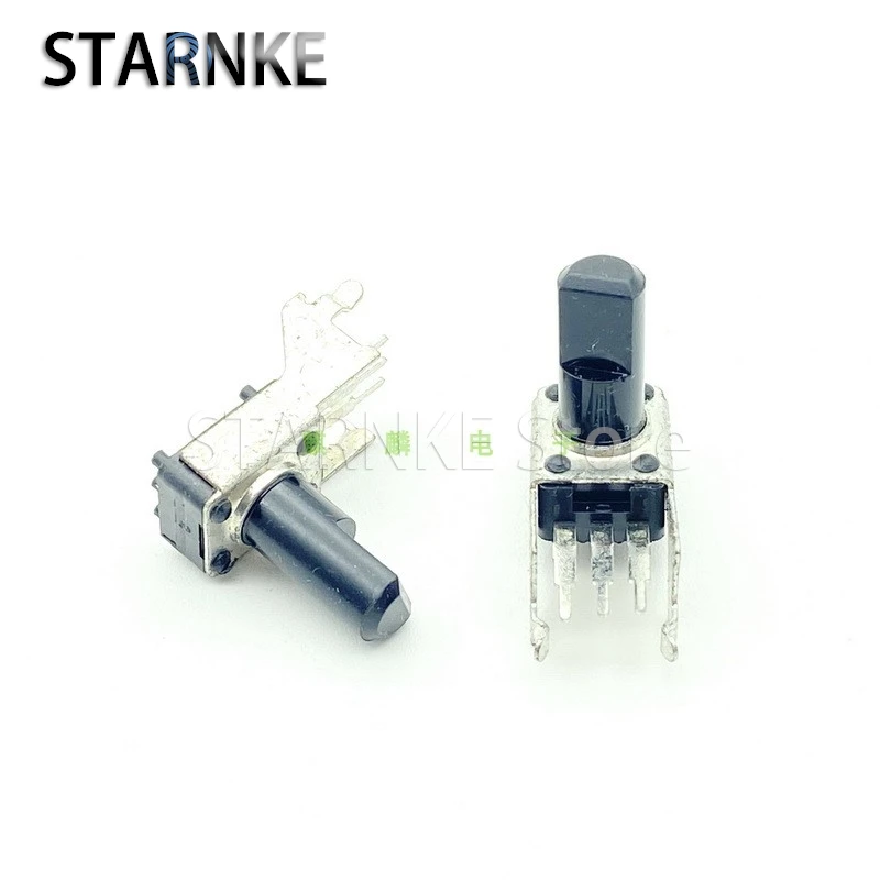 3PCS 09 Type A20K A203 Horizontal 3-Pin Single Amplifier Audio Volume Potentiometer Adjustable Resistance D Shaft Length 13mm