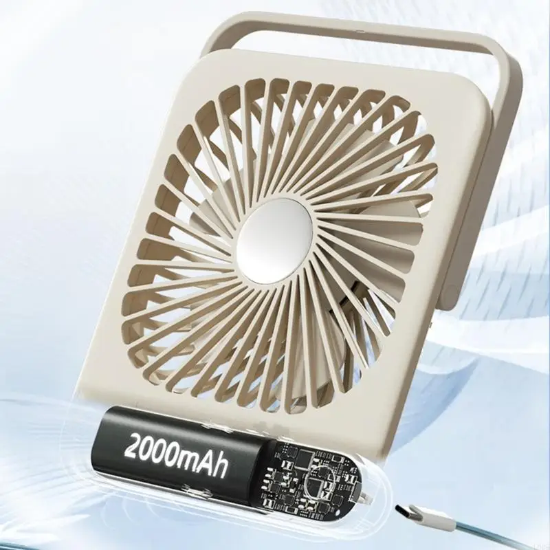 U0DE Electric Direculating Cooling Fan Mini Swastop Fan لغرفة الدراسة ومساحات العمل