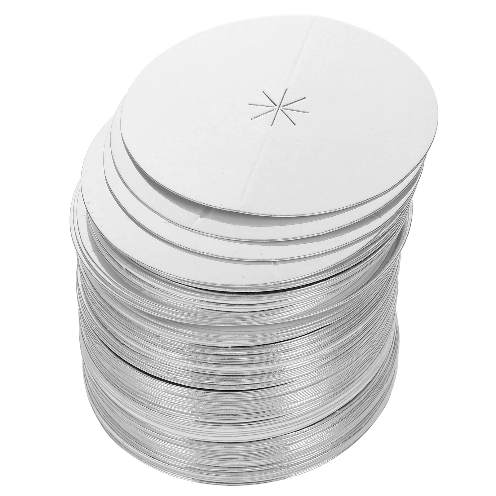 

100 Pcs Taper Candles Paper Drop Protection Box Protective Disk USB Paperboard Discs