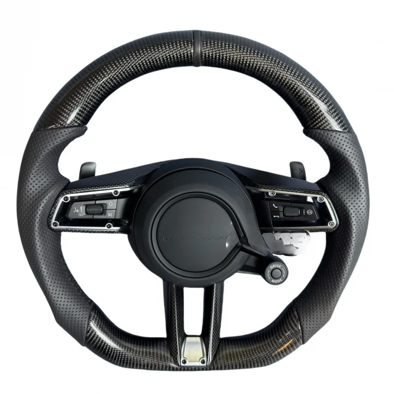 

For Porsche 911/Cayenne/Boxster/Macan/Panamera Carbon Fiber Steering Wheel Modification