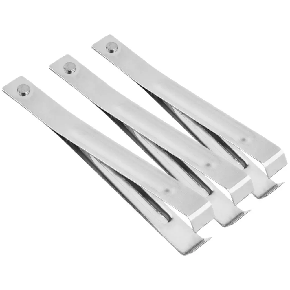 3Pcs Stainless Steel Garlic Peeler Tool Small Portable Reusable Garlic Peel Tools for Safe Effortless Peeling At Home Or Kitchen