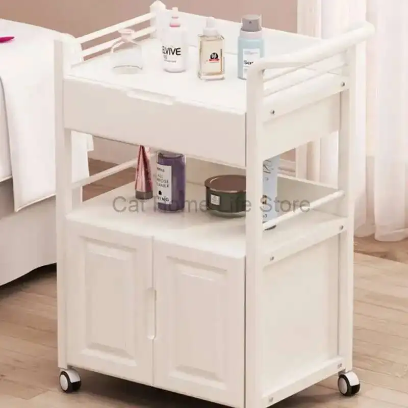 Multifunctional Salon Trolley Storable Designer Nordic Barber Shop Salon Trolley Simplicity Modern Furniture Troli Salon HBSC