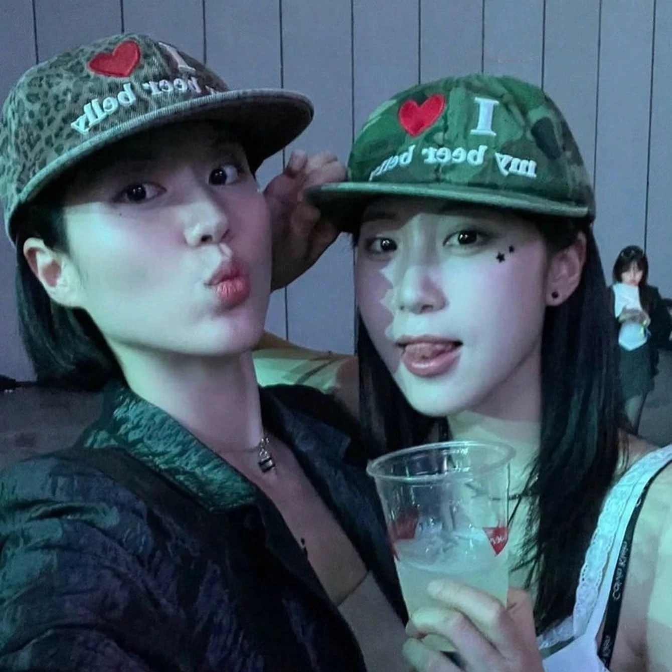 Vintage Leopard Camo Heart Hiphop Baseball Cap Style Retro Flat Brim Soft Top Baseball Hat Skateboard Hippie Style