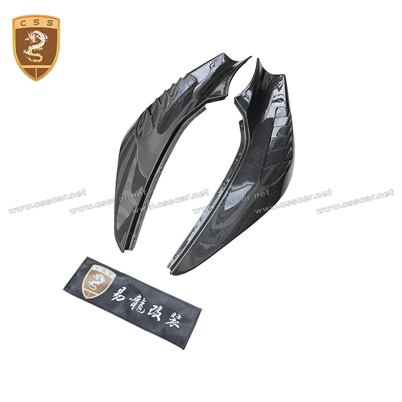 

For McLaren Mudguard Upgrade V Style 720s Car Fenders Decoration Full Dry Carbon Fiber Side Wheels Archs Fender Auto Spare Parts