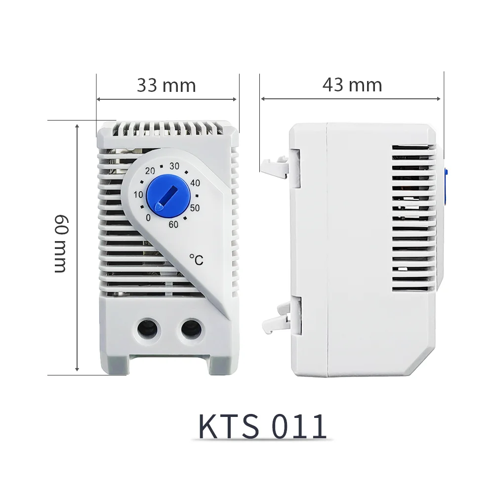 Небольшой прибор KTS011 CE механический биметаллический термостат переключатель