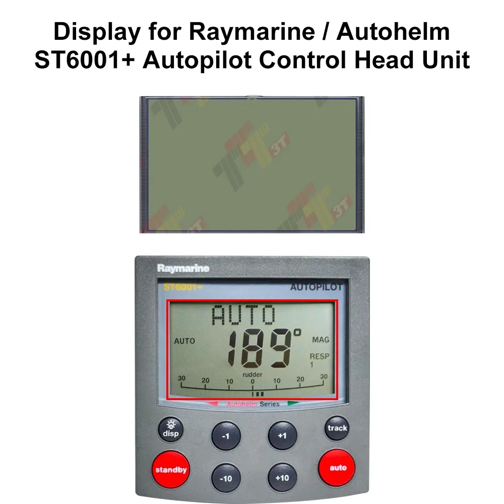 LCD Display Pixel Repair For Raymarine / Autohelm ST6001+ / ST6000+ Autopilot Control Head Unit