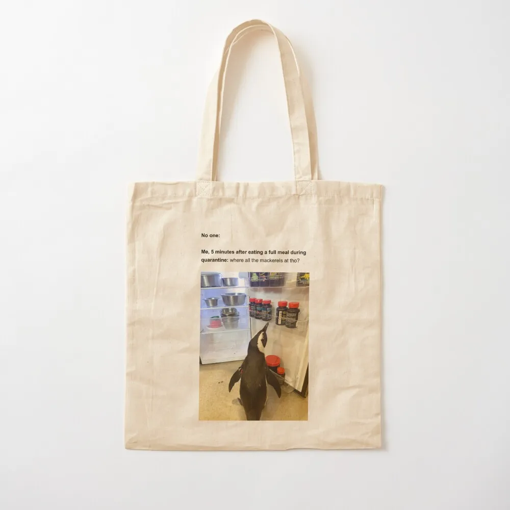 Where all the mackerels at tho? Tote Bag canvas tote Candy bags eco pack Canvas Tote Bag