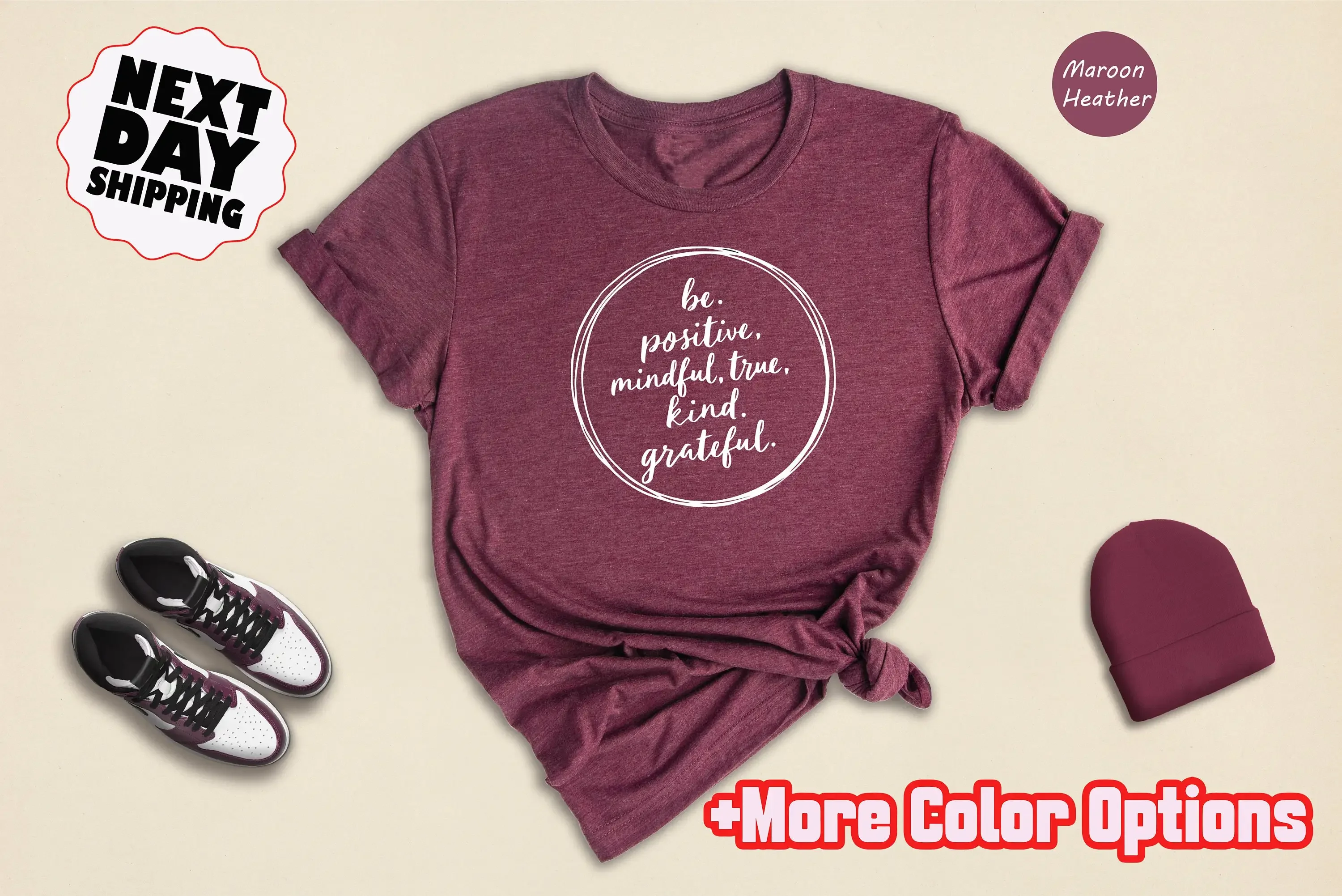 Kindness T Shirt Inspirational Positive Kindful s Happiness
