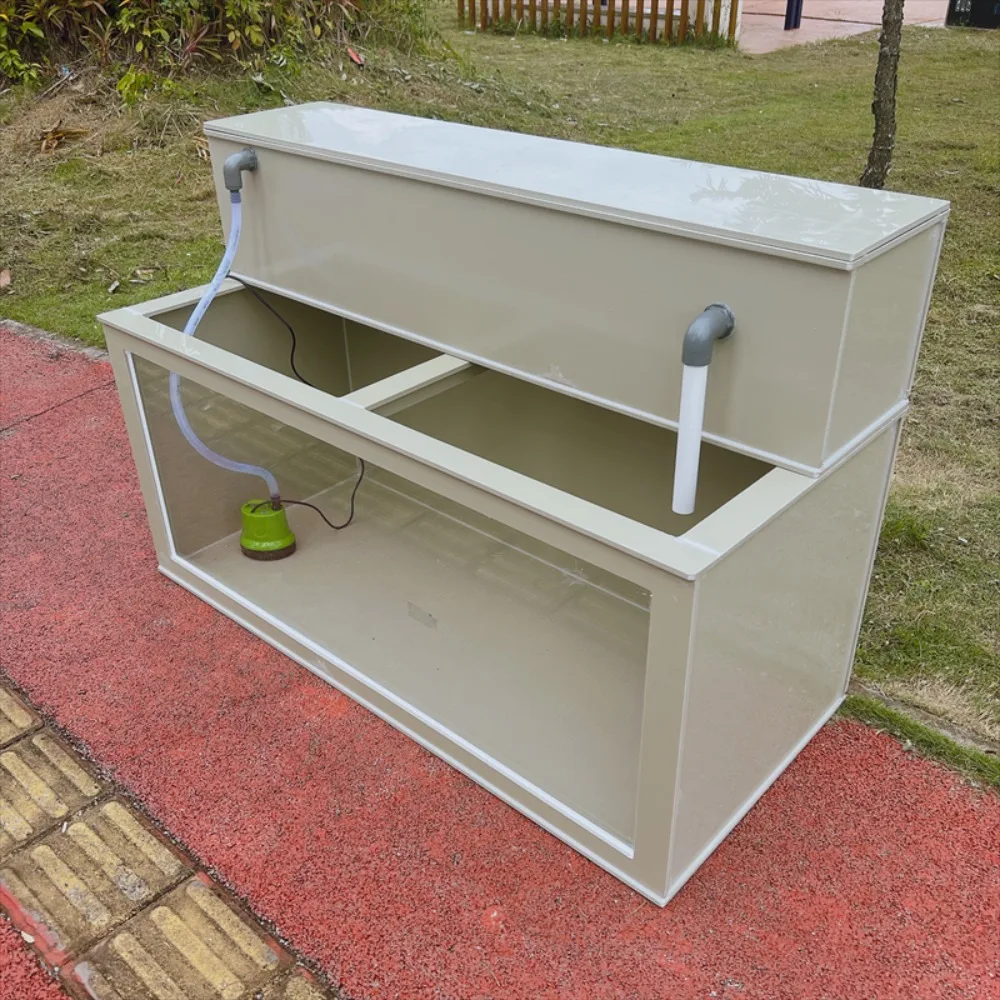 

PP plastic transparent fish pond koi floor tank balcony courtyard