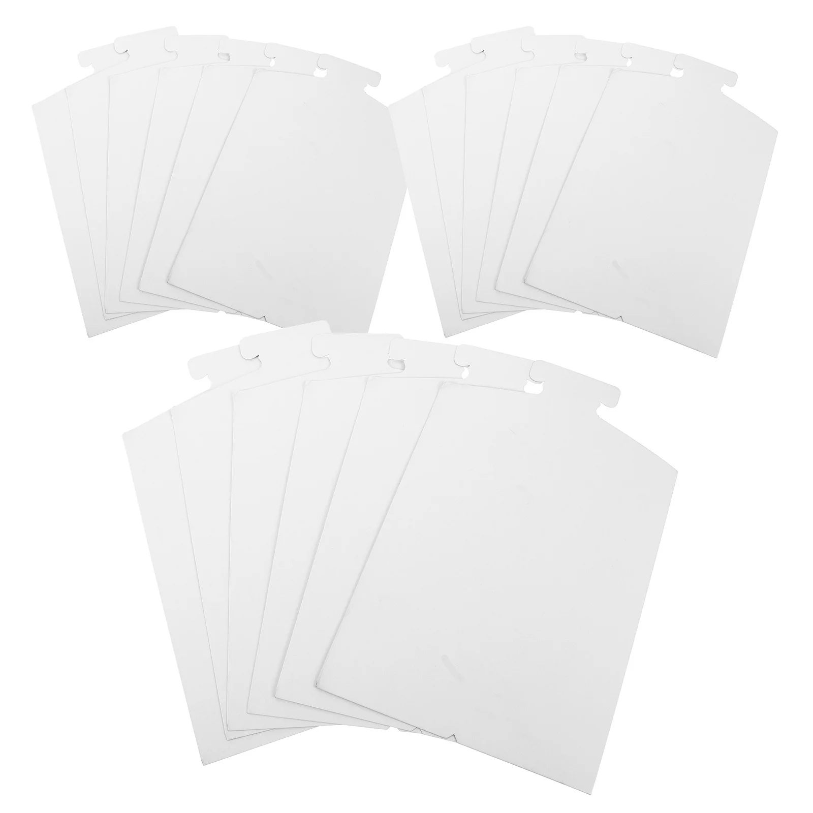 

50Pcs Shirt Packaging Cardboard Inserts Double Layer Smooth White for T Shirts Folding Organizing Retail Display Clothing