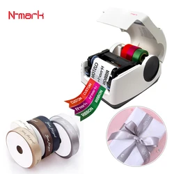 N-mark Industrial satin ribbon machine printer foil fast satin printer for single face satin customized printed ribbon