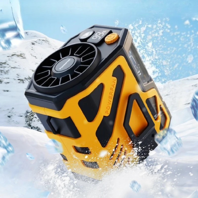 Portable Waist Fan 10000mAh Rechargeable Waist Clip Fan USB Rechargeable Sports Cooler Fan for Outdoor Sports Travel