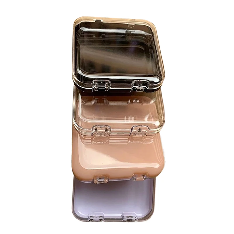 Transparent Plastic Packaging Box Nail Enhancement Storage Jewelry Necklace Display Gift Box