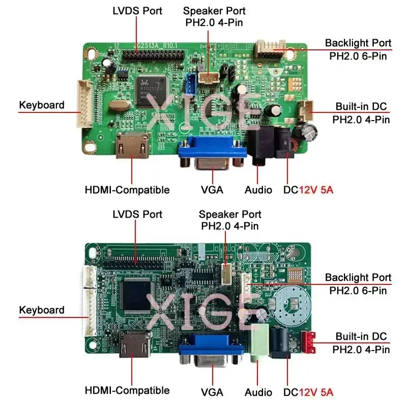 LCD Monitor Driver Controller Board Fit LTM238HL02 LTM238HL06 VGA HDMI-Compatible Speaker Matrix 1920*1080 23.8