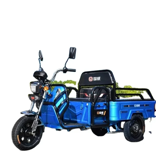 

Electric Tricycle Adult Agricultural Tricycle Garden Car Warehouse Car 1000 Watts Differential Motor 60v~ 32a Large Loader